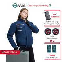 Bộ Áo Điều hòa Nhật Bản YUKI RADIUM - Sự kết hợp hoàn hảo giữa áo chống nắng và công nghệ làm mát size S - XXL 7 màu