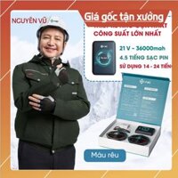 Bộ Áo điều hòa Nhật Bản YUKI SO POWER - Sự kết hợp hoàn hảo giữa áo chống nắng và công nghệ làm mát 3 màu trơn