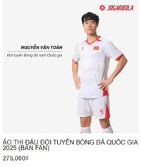 BỘ ÁO ĐỘI TUYỂN VIỆT NAM 2025 - BẢN FAN