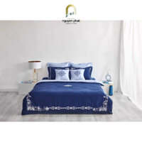 Bộ áo gối ga bọc, ga chun chần Everon mã EST21039 kích thước 1m6