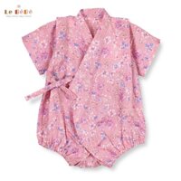 Bộ áo liền kimono cho bé sơ sinh nội địa Nhật Bản