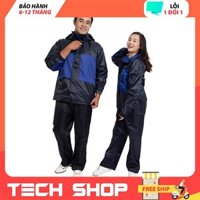 Bộ áo mưa 2 lớp, áo mưa vải dù siêu bền Thành Long - bh 6 tháng