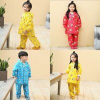 Bộ áo mưa trẻ em số 2 cho bé 13-18kg < 1m, chất liệu vải dù họa tiết dễ thương bền và chống nước tốt
