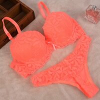 Bộ áo ngực BC Thông Push Up Ren Quần lót nữ Set Out G String Bra Brief Set