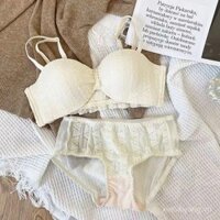 Bộ áo ngực không dây liền mạch + quần lót sexy đẩy lên chất lượng cao cho phụ nữ 6CHM