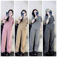 Bộ áo phông họa tiết gucci nổi3 màu