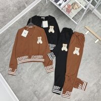 Bộ áo quần thu đông nữ hình gấu dễ thương LOVEBRRY - Shop.rubysan (BL11)