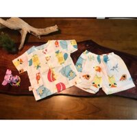 Bộ áo quần vải xô cotton cho bé yêu😘