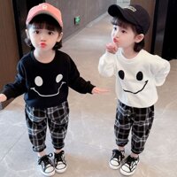 Bộ Áo Sweater Và Quần Dài Nhỏ Nhắn Thời Trang Xuân Thu Mới 2023 cho Bé Gái o bo cho be ququa n o tre sinso sinsinhva 'y mu a