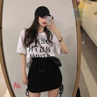 Bộ Áo Thun Chân Váy Ngắn DEMO HMX054