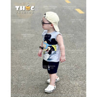 Bộ áo thun quần kaki bé trai