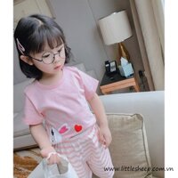 Bộ áo thun tay ngắn thỏ con