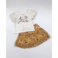 Bộ áo và chân váy Mickey dư xịn cho bé gái BDN021