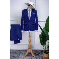 Bộ Áo Vest Nam Giá Rẻ Màu Xanh Cô Ban