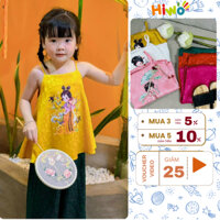 Bộ Áo  Yếm Cô Tiên Lụa Gấm Cho Bé Gái, Bộ Yếm Đào Cho Bé Diện Trung Thu (C762)