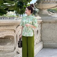 Bộ bà ba cho nữ sét đồ đi chùa đồ bà ba nữ miền tây bộ bà ba cách tân - CN168