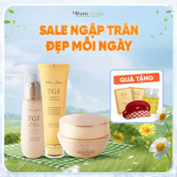 Bộ ba chống lão hóa và tái tạo da, giúp da rạng rỡ và tươi trẻ - 7GF Foam, Essence, Cream