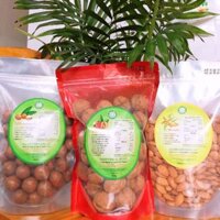 Bộ ba hạt siêu dinh dưỡng hạnh nhân óc chó đỏ macca Hali Nuts 1.5kg