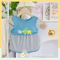 Bộ Ba Lỗ Cho Bé Từ 6-16 Kg Chất Vải Thun Lạnh Họa Tiết Đáng Yêu EM BÉ CHUN - EBC50