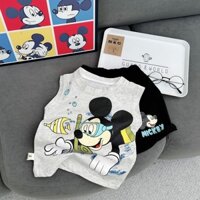 BỘ BA LỖ MICKY KÈM QUẦN KAKI BÉ TRAI SIÊU ĐẸP 8-28KG(MKXAM)