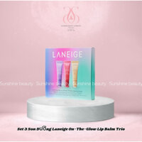 Bộ ba son dưỡng LANEIGE On-The-Glow