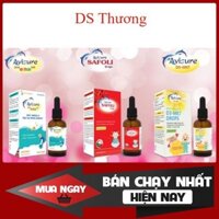 Bộ ba vi chất Avisure nhỏ giọt thiết yếu cho bé - Avisure DHA, sắt Safoli drop, vitamin D3-MK7 avisure