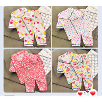 Bộ babydoll bèo tay dài quần dài chất borip xuất thu đông bé gái size nhí 10-22kg - Quần áo trẻ em - Pikakids