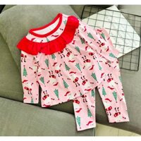 Bộ Babydoll Tay dài Quần dài Thun Borip xuất mềm mịn đẹp cho bé từ 10 - 23 ký - Quần áo trẻ em - Pikakid's