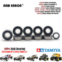 Bộ bạc đạn kín cao su 10 cái cho hộp cơm RC Car Tamiya Grasshopper Hornet Montero Unimog 406 Wheelie Bộ phận nâng cấp