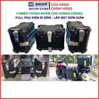 Bộ baga thùng sau và thùng hông MBIKER cho Honda CB500X (Quý khách nên tách đơn hàng nếu đặt Combo)