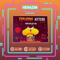 Bộ bài Board Game "Mèo nổ cảm tử" phiên bản Việt Hóa - Exploding Kittens Party Pack