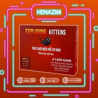 Bộ bài Board Game "Mèo nổ cơ bản" phiên bản Việt Hóa - Exploding Kittens