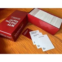 Bộ bài Boardgame WTF Did You Say thẻ bài boardgame hấp dẫn cho các bữa tiệc