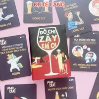 Bộ Bài Drinking Game Pha Quế 69 Lá Bài Đỡ Chị Zậy Em Ơi Bài Uống Tụ Tập Bạn Bè Vui Chơi Hot Nhất 2026 PHAQUE