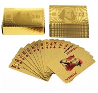 Bộ bài mạ vàng 24k chơi tết