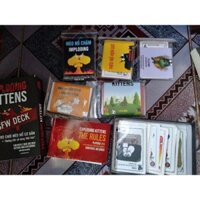 Bộ bài Mèo Nổ Exploding Kittens + 5 phiên bản mở rộng.