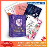 Bộ Bài Oracle Super Attractor Oracle 52 Lá Bài Tặng Đá Thanh Tẩy