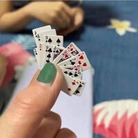 Bộ Bài Poker mini 1CM Vui Nhộn Dành Cho Gia Đình