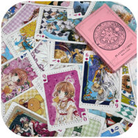 Bộ Bài Tây ANIME CLAMP SAKURA 54 Lá Thủ Lĩnh Thẻ Bài | Thẻ Bài Sưu Tầm Trưng Bày Đáng Yêu