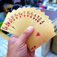 Bộ Bài Tây Mạ Vàng 24K