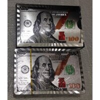 Bộ bài tây nhựa mạ bạc silver  Hhấp dẫn