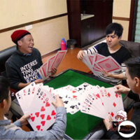 Bộ bài Tây poker tú lơ khơ siêu to to lớn cỡ A4 (BEKEM21)