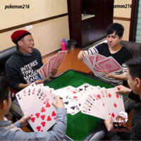 Bộ bài Tây poker tú lơ khơ siêu to khổng lồ cỡ A4 (BEKEM21)