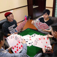 Bộ bài Tây poker tú lơ khơ siêu to khổng lồ cỡ A4 (BEKEM21)