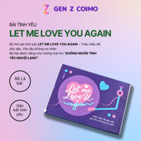 Bộ bài tình yêu Let Me Love You Again 66 lá giúp các cặp đôi thấu hiểu và hàn gắn với nhau