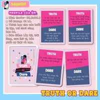 ◙✈Bộ bài Truth or Dare 42 lá,  Hot trend đi nhậu Drinking game, thử thách hay khi khuấy động tụ tập bạn bè