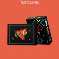 Bộ Bài Uno Infinity Cao Cấp Hộp Đen 156 Lá Bao Gồm 108 Lá Cơ Bản Và 2 Bản Mở Rộng Đầy Đủ Giấy Cứng Cáp Dày UNO25-DE156