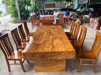 Bộ bàn ăn 10 ghế VIP cho phòng VIP BA009