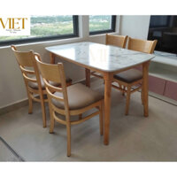 Bộ Bàn Ăn 1m2 + 4 Ghế Cabin Bộ bàn ăn Cao Cấp ✌FREE SHIP HCM✌