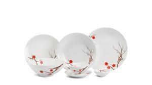 Bộ bàn ăn 24sp Daisy Hồng Mai 24349 Minh Long